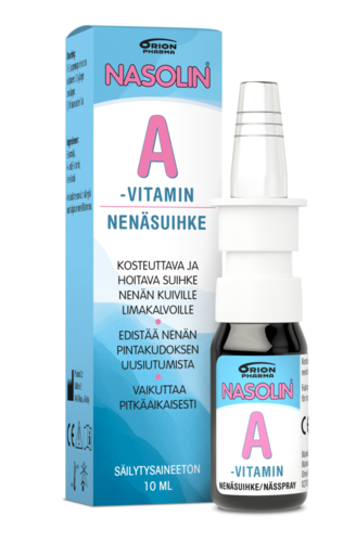 Nasolin A-vitamin nenäsuihke 10 ml