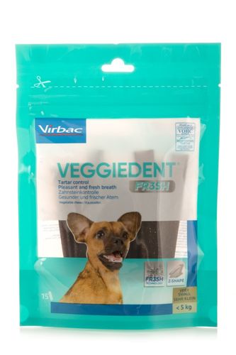 Virbac VeggieDentFr3sh koirille alle 5 kg 15 kpl