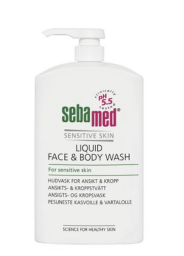 Sebamed liquid face&body wash pesuneste  pumppupullo 1000 ml