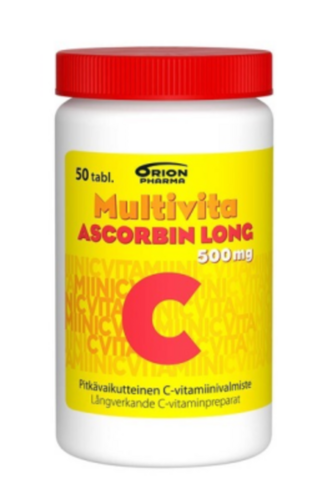 Multivita Ascorbin Long 500 mg 50 tabl