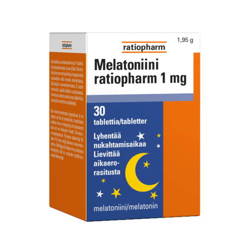 Melatoniini Ratiopharm 1MG 30 TABL
