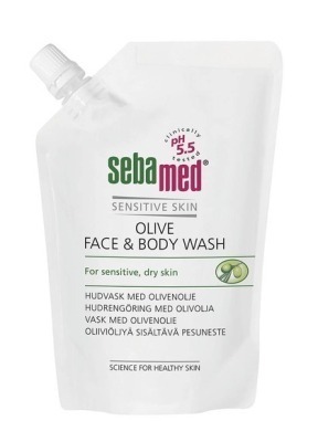 Sebamed Olive Face & Body Wash Pesuneste Täyttöpussi 400 ml