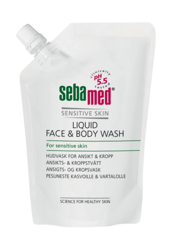 Sebamed liquid face&body wash pesun täyt 400 ml