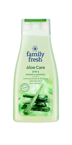 Family Fresh Aloe Care shower & shampoo suihkusaippua 500ml