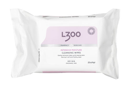 L300 Cleansing Wipes kuivan ihon meikinpuhdistusliina 25kpl