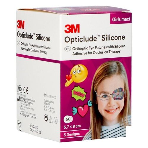 3M Opticlude Silicone Maxi 5,7x8cm lajitelma 50 kpl