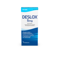 DESLOX 5 mg tabl, kalvopääll 10 fol