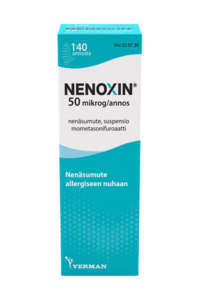 NENOXIN 50 mikrog/annos nenäsumute, susp 140 annosta