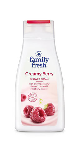 Bonus Family Fresh Creamy Berry suihkusaippua 500ml