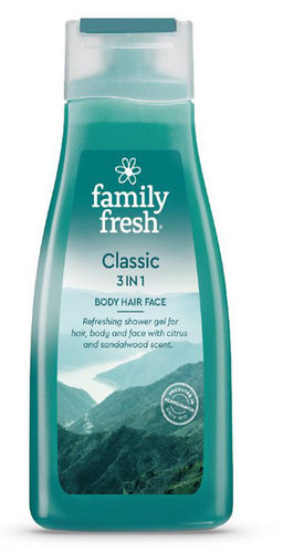 Family Fresh Classic 3in1 Body Hair Face suihkusaippua 500ml
