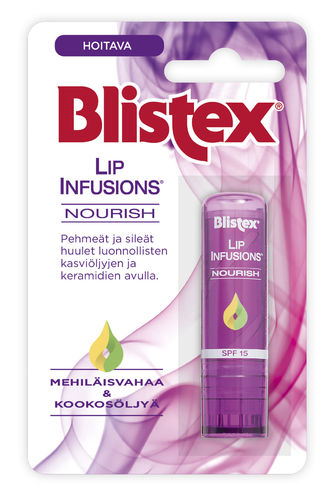 Bonus Blistex Lip Infusions Nourish SPF15 huulivoide 3,7g