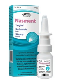 NASMENT 1 mg/ml nenäsumute, liuos 10 ml