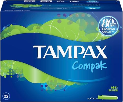 Tampax Compak Super normaalipakkaus 22 kpl
