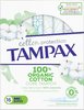 Bonus Tampax Organic cotton super normaalipakkaus 16 kpl. Biomuovinen asetti