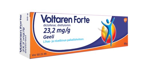 VOLTAREN FORTE 23,2 mg/g geeli 50 g