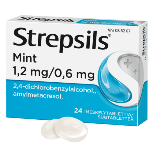 STREPSILS MINT imeskelytabletti 1,2/0,6 mg 24 fol
