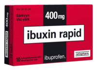 IBUXIN RAPID 400 mg tabl, kalvopääll 10 fol