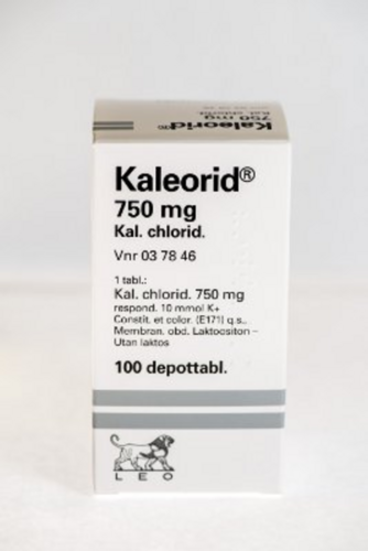 KALEORID depottabletti 750 mg 100 kpl