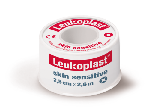 Leukoplast Skin Sensitive 1,25cmx2,6m Silikonikiinnitys 1 Kpl