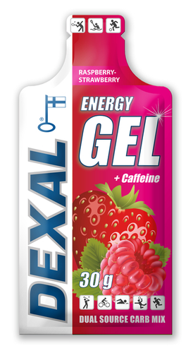 Dexal Energy gel vadelma-mansikka 30 g