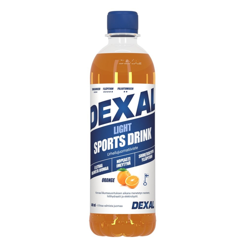 Dexal Light Urheilujuomatiiviste Appelsiini 0,4 l