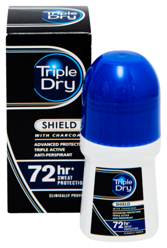 Triple Dry 72h aktiivihiili men antipersp rollon 50 ml