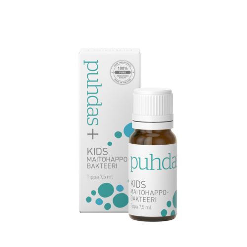 Puhdas+ KIDS Maitohappobakteeri 7,5 ml