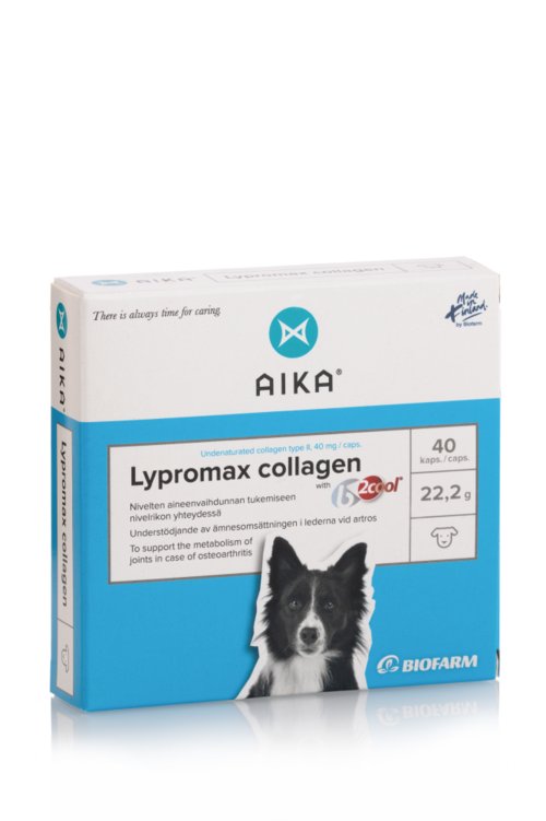 AIKA Lypromax collagen koirille 40 kaps