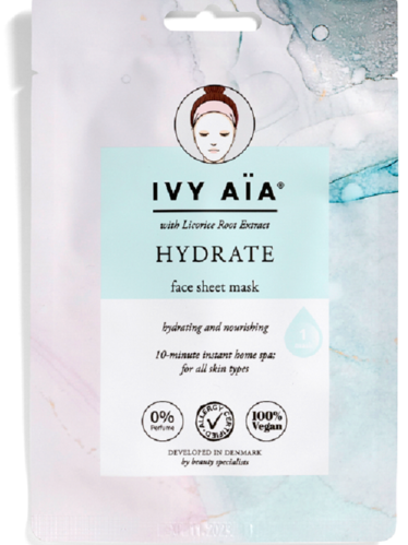 IVY AIA hydrate face sheet mask kertakäyttöinen kangasnaamio 25 ml