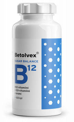 Betolvex Sugar Balance 1 mg B12-vitamiini 100 tabl