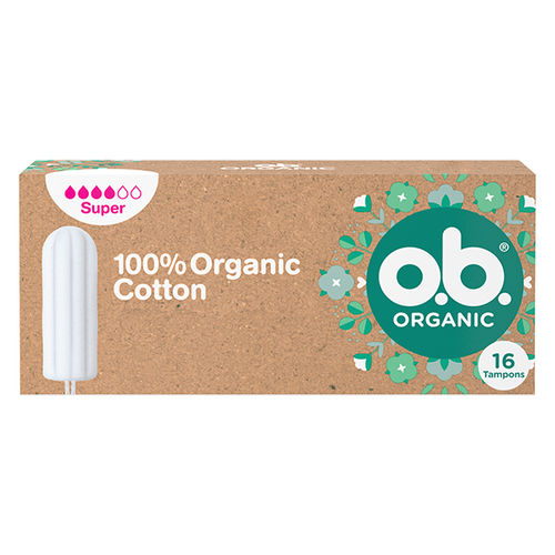 Bonus o.b. Organic Super Luomu Tamponi  FI-EKO-201 16 kpl