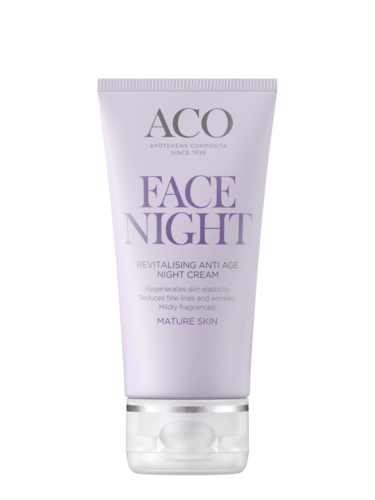 ACO Face Night Cream Anti Age hajustettu 50 ml