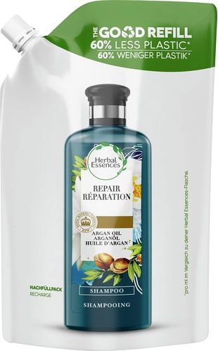 Herbal Essences Argan Oil Repair -shampoo täyttöpakkaus 480 ml