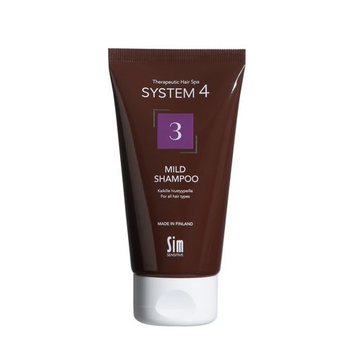 System4 3 Mild Shampoo Ylläpito Hiuspohjan Hyvinvointiin 75 ml