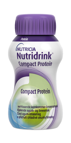 Nutridrink compact protein kurkku-lime 4X125 ml