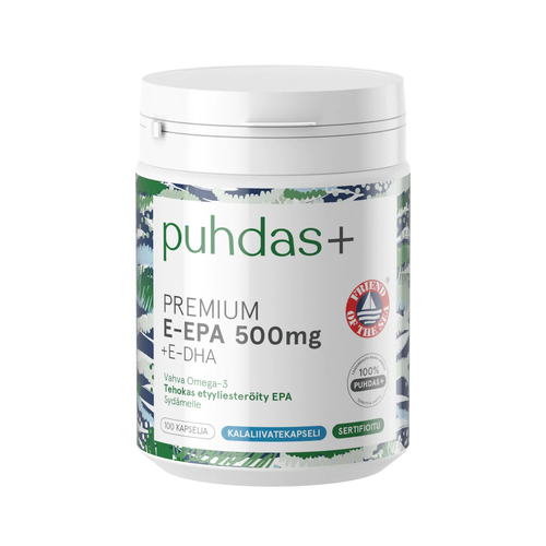Puhdas+ Premium E-EPA 500mg 100 kaps