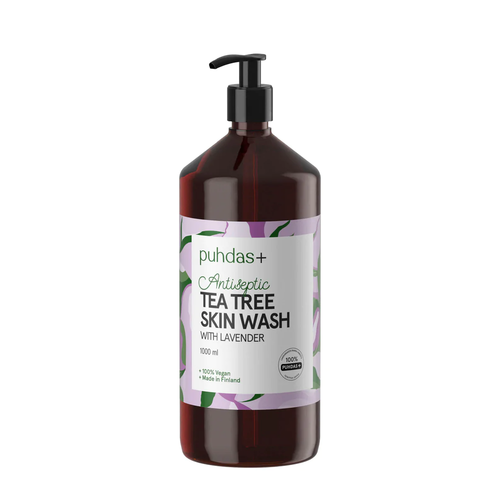 Puhdas+ Tea Tree Skinwash with Lavender 1 L