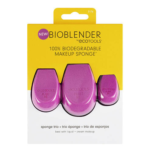 Ecotools Bioblender™ Trio – Biohajoava meikkisieni trio pakkaus