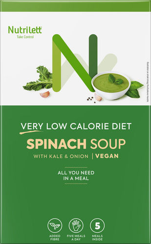Nutrilett 5x35g VLCD Spinach Soup with Kale & Onion ruokavalionkorvike