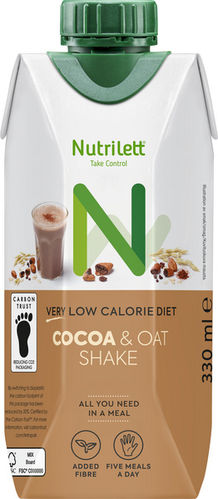 Bonus Nutrilett Cocoa & Oat VLCD ateriankorvikejuoma 330 ml