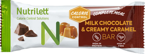 Bonus Nutrilett 60g Milk Chocolate & Creamy Caramel