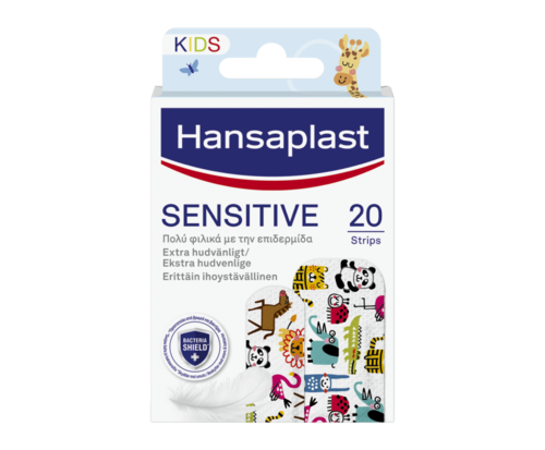 Hansaplast Sensitive Strips Kids 20 kpl