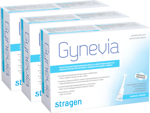 3 kpl Gynevia emätingeeli 8x5 ml Value Pack
