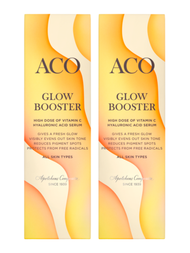 2 kpl Aco Face Glow Vitamin C Booster 30 ml Value Pack
