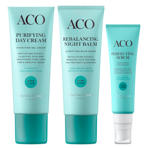 3 kpl ACO FACE Pure Glow Value Pack