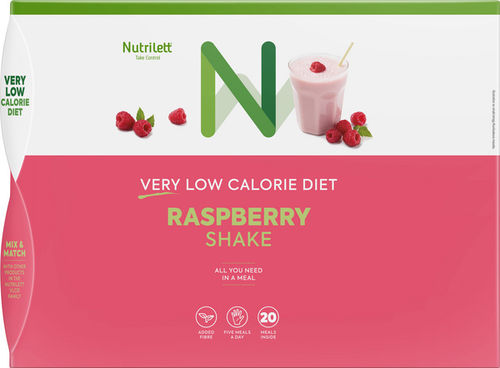 Bonus Nutrilett 20x35g VLCD Raspberry Shake ruokavalionkorvike