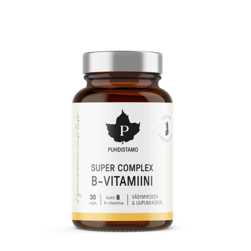 Puhdistamo Super Complex B-vitamiini 30 kaps