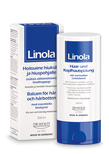Linola Hoitoaine Hiuksille ja Hiuspohjalle 200 ml