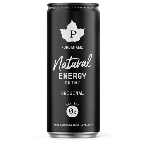Puhdistamo Natural Energy Drink Original 330 ml