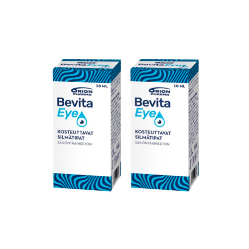 2 kpl Bevita Eye silmätippa 0,4% pullo 10 ml Value Pack
